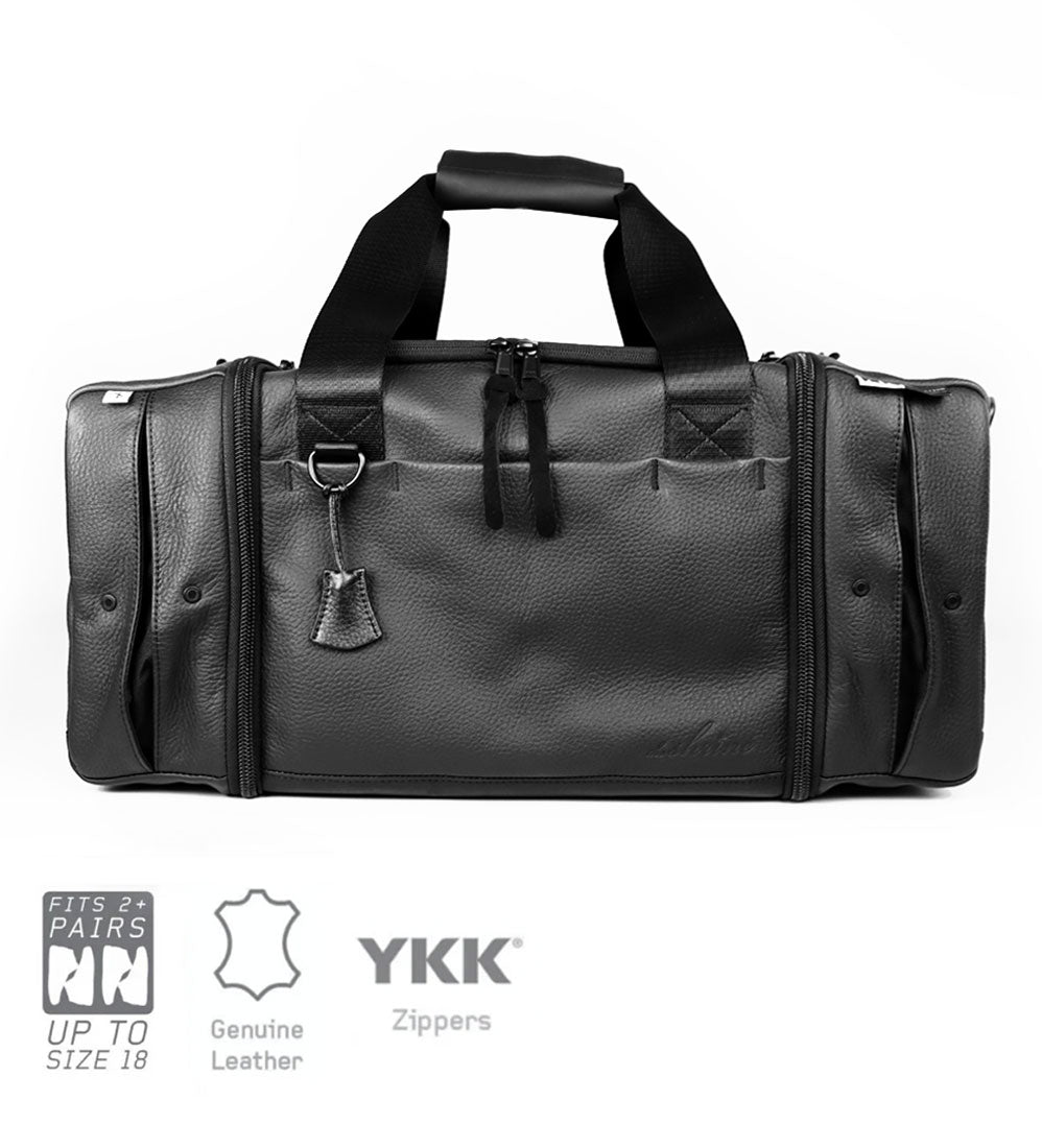 Shrine Sneaker Duffle Bag - Black Leather